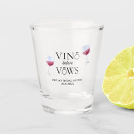 Copo De Shot Vino Antes dos Votos Chá de Noiva / Despedida de S