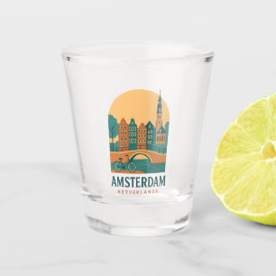 Copo de Shot Vintage Amsterdam Holanda – Retro