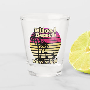Copo De Shot Vintage Biloxi Beach Mississippi