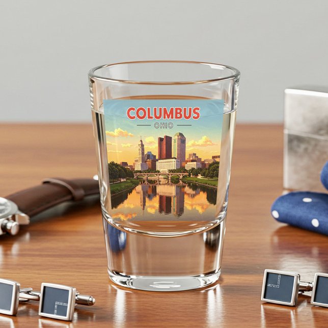 Copo De Shot Vintage Columbus Ohio (Criador carregado)