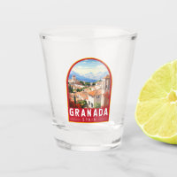 Vintage de Viagem de Espanha de Granada