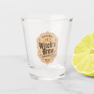Copo De Shot Vintage Halloween de bruxa