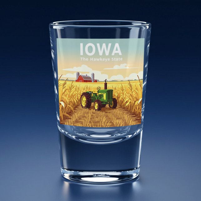 Copo De Shot Vintage Iowa (Criador carregado)