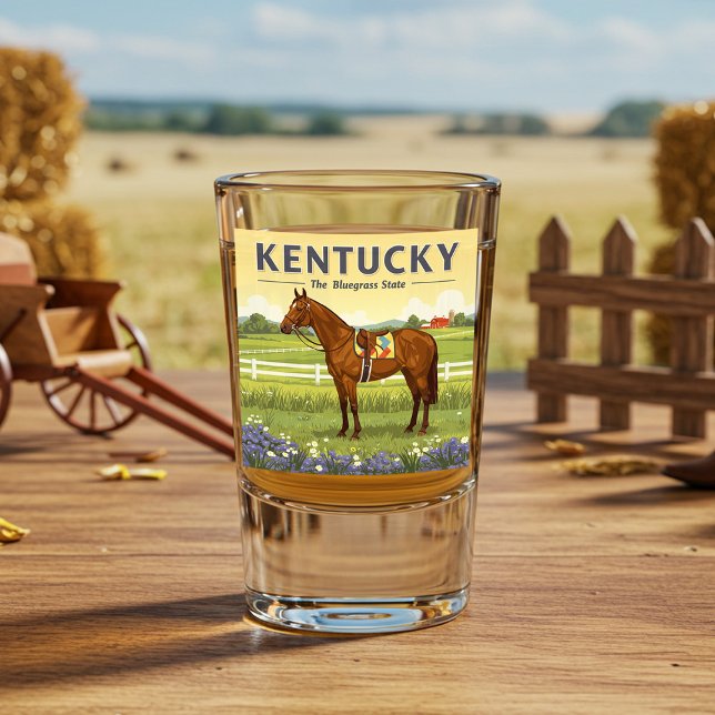 Copo De Shot Vintage Kentucky (Criador carregado)