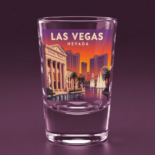 Copo De Shot Vintage Las Vegas Nevada