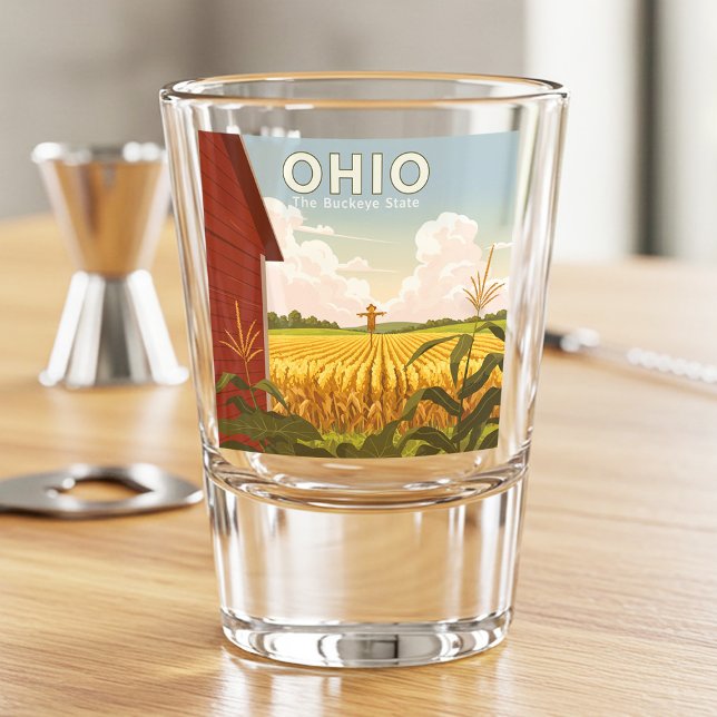 Copo De Shot Vintage Ohio (Criador carregado)