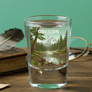Copo De Shot Vintage Oregon