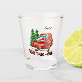 Copo De Shot Vintage Red Truck, Filme de Natal