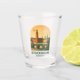 Copo De Shot Vintage Stockholm Sweden Travel – Scandinavian