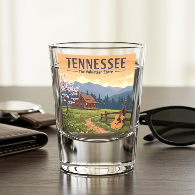 Copo De Shot Vintage Tennessee (Criador carregado)