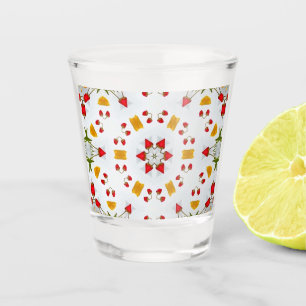 Copo De Shot Vintagem do Meio século Atômica