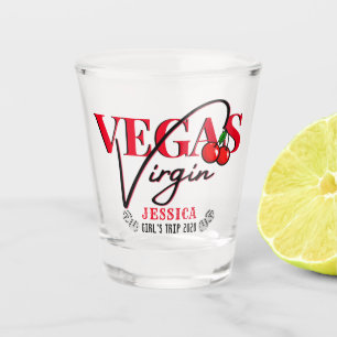 Copo De Shot Virgem de Vegas  Temporizador de ruas Red Cherry V
