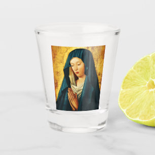 Copo De Shot Virgem Maria Hodegetria Ícone Católico Bizantino A