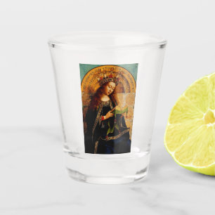 Copo De Shot Virgem Maria por Jan van Eyck