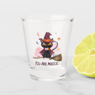 Copo De Shot Você É Um Gato De Bruxa Mágica