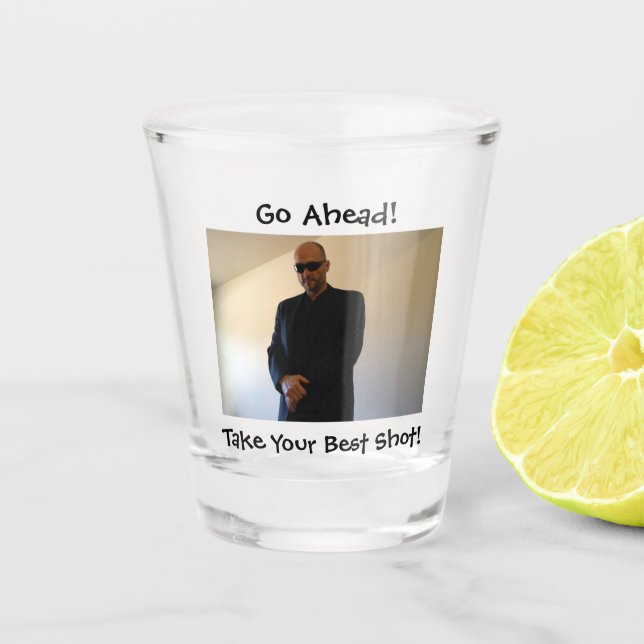 Copo De Shot Você Ousa? Agente Secreto Shot Glass (Frente)