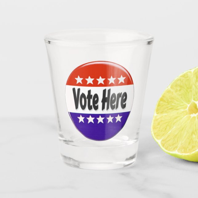 Copo De Shot Votar Aqui (Frente)