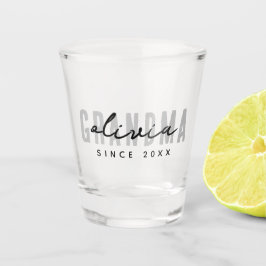 Copo De Shot Vovó Desde 20XX Moderno e Simples