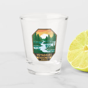 Copo De Shot Voyageurs National Park Minnesota Sunset Emblem
