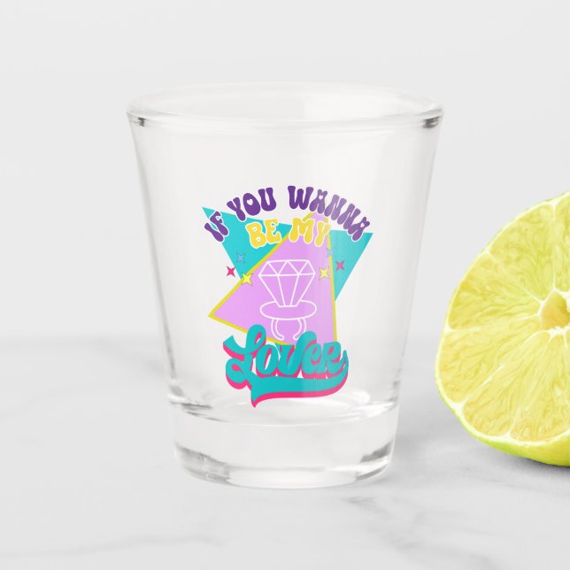 Copo De Shot Wannabe Funny 90 Bachelorette (Frente)