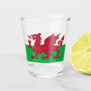 Copo De Shot Welsh Dragon ~ Flag of Wales