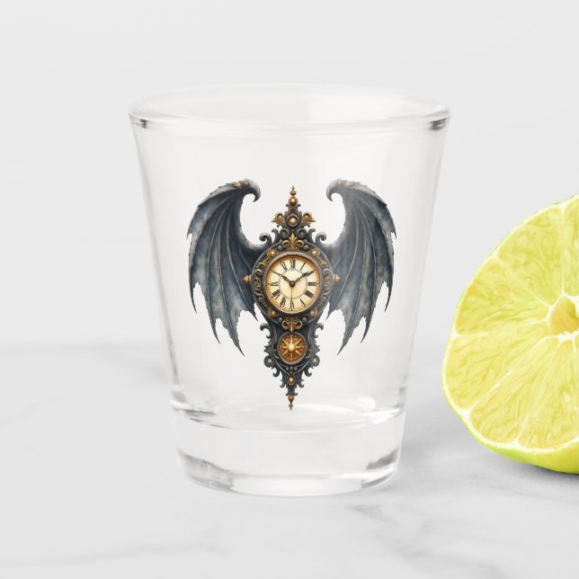 Copo De Shot Wings of Eternity – The Timeless Guardian.  (Frente)