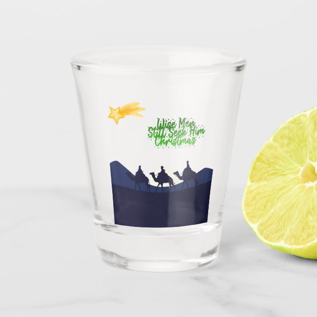 Copo De Shot Wise Men Still Seek Him Christmas (Frente)