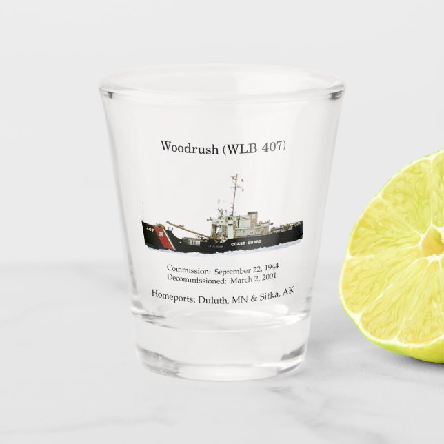 Copo De Shot WLB 407 Vidro de arremesso de madeira (Frente)