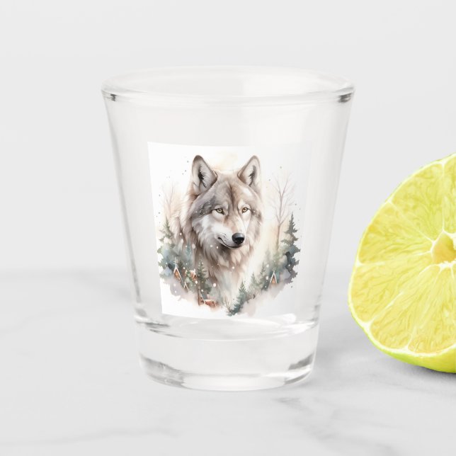 Copo De Shot Wolf Shot Glass (Frente)