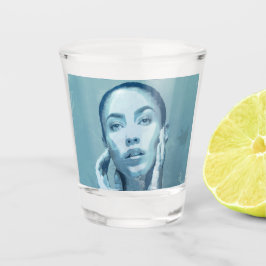 Copo De Shot "Woman in Blue"