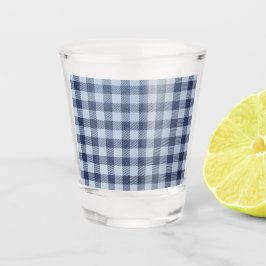 Copo De Shot Xadrez azul