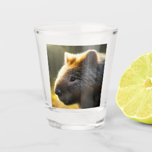 Copo De Shot Young Australian Wombat, Shot Glass