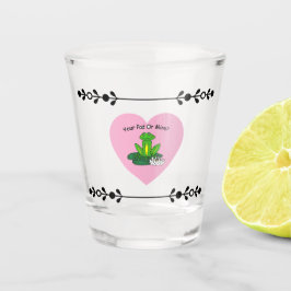 Copo De Shot Your Pad or Mine? Valentine's Day Shot glass