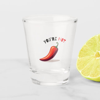 Copo De Shot You're Hot Chilli Shot Glass