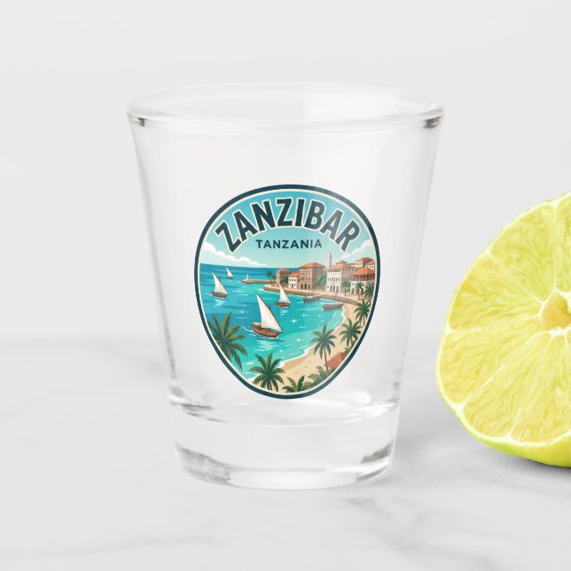 Copo De Shot Zanzibar Tanzânia (Frente)