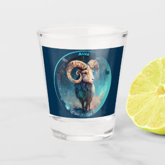 Copo De Shot Zodiac Aries Ram "21 de março - 19 de abril"