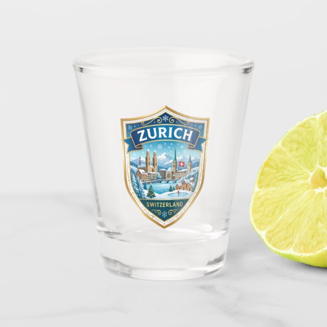 Copo De Shot Zurique Suíça (Frente)