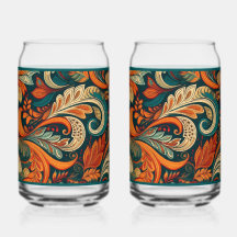 Copo de Soda Paisley Swirl