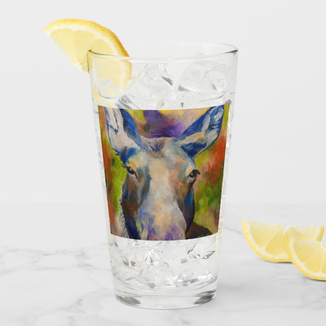 Copo de vidro (Gelo frontal)