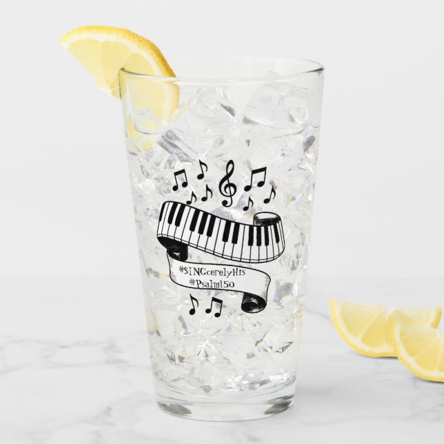 Copo de vidro (Gelo frontal)