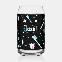 Copo de vidro do dente