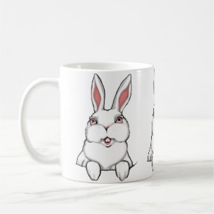 Copo festivo do coelho do copo de café da caneca