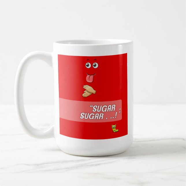 Copo ou Caneca de Café Divertido e Legal (Esquerda)