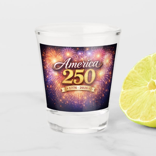 Copo para Shot Comemorativo dos Fogos de Artifício (Frente)