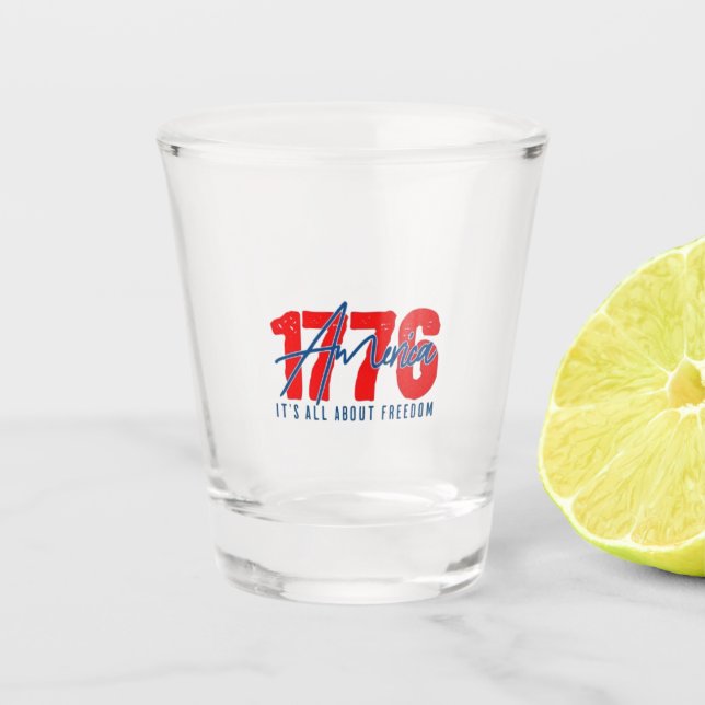 Copo para Shot de Barware do Dia da Independência  (Frente)