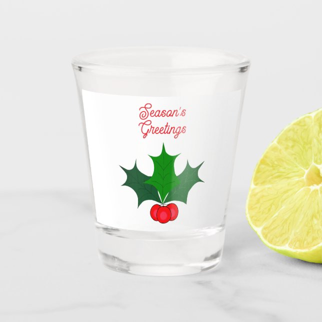 Copo para Shot de Boas Festas (Frente)