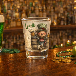 Copo para Shot de Brinde de Leprechaun do Dia de S