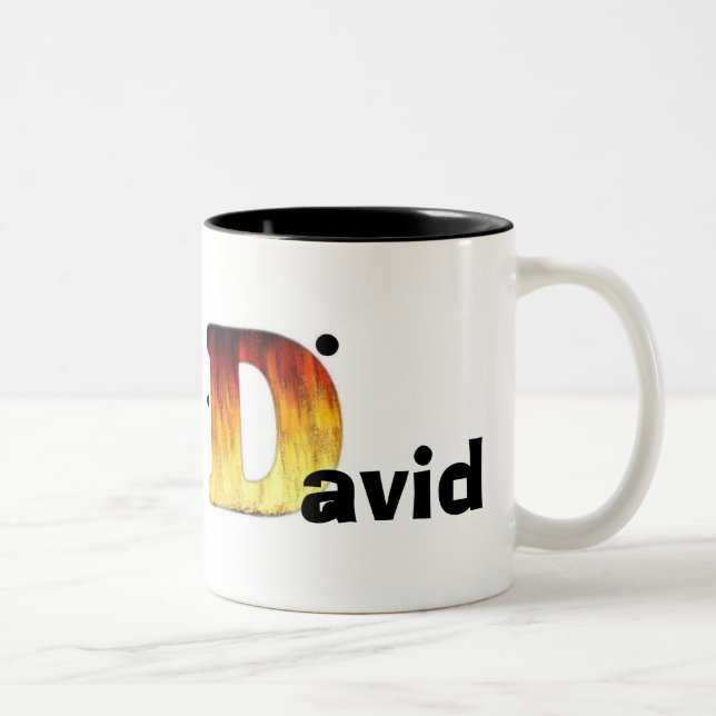 Copo personalizado da caneca de café para DAVID (Direita)