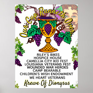 Copo Runneth de Dionysus sobre 2 o poster KOD