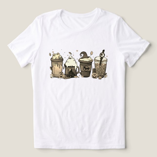 Copos de café Dia de as Bruxas engraçado (Design frontal)